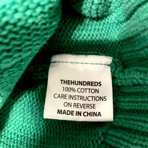 The Hundreds Centennial V-Neck Varsity Sweater Sz S - Picture 14 of 14